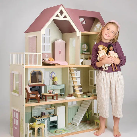 Tender Leaf Toys Doll House - Mulberry Mansion - Grace and Fox