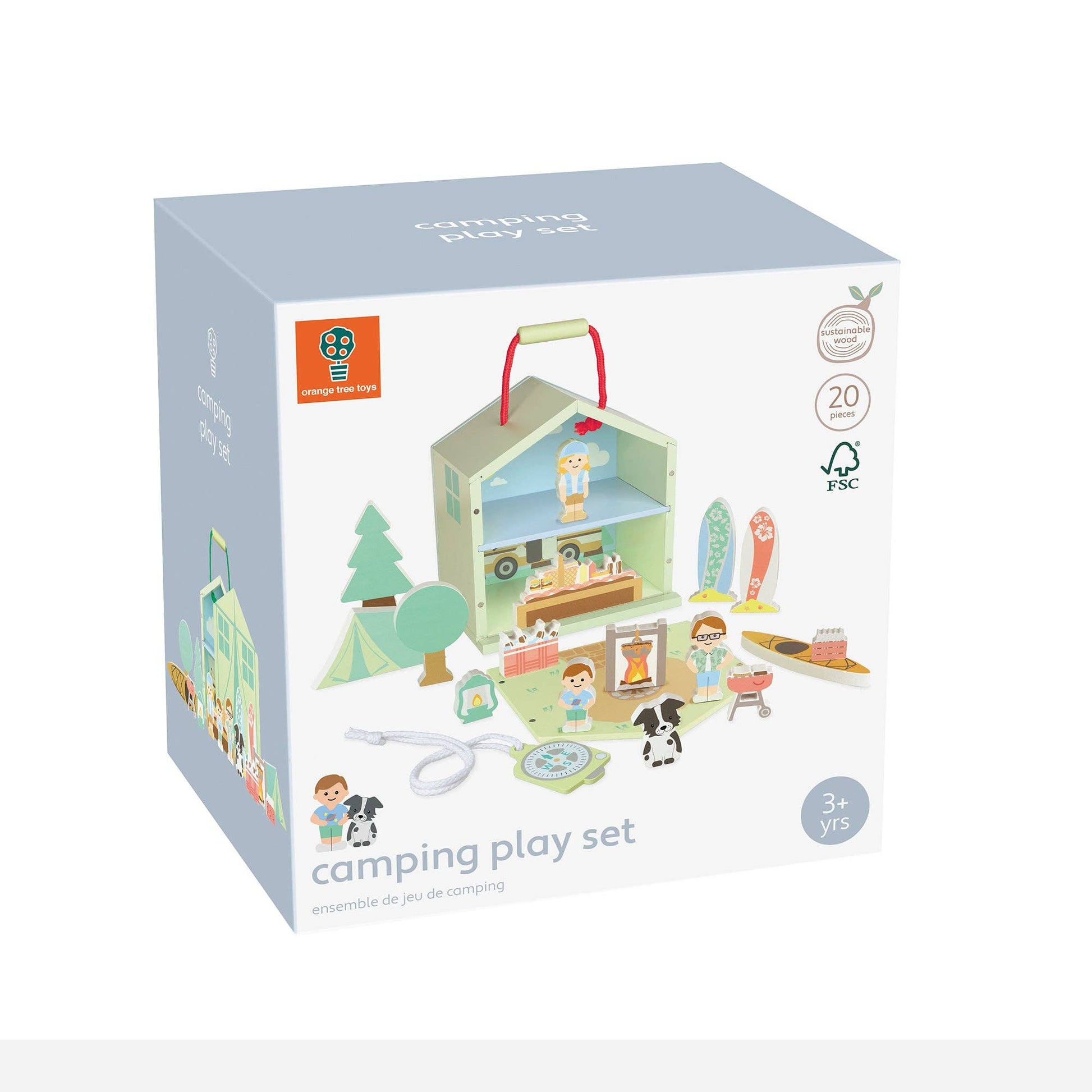 Orange Tree Toys -  Wooden Camping Play Set - Grace and Fox
