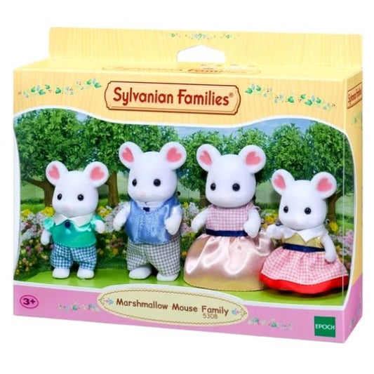 Sylvanian Families - Marshmellow Mouse Family - Grace and Fox
