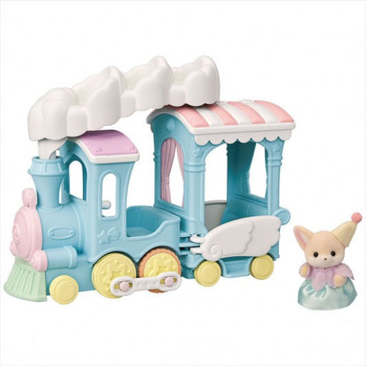 Sylvanian Families - Floating Cloud Rainbow Train - Grace and Fox