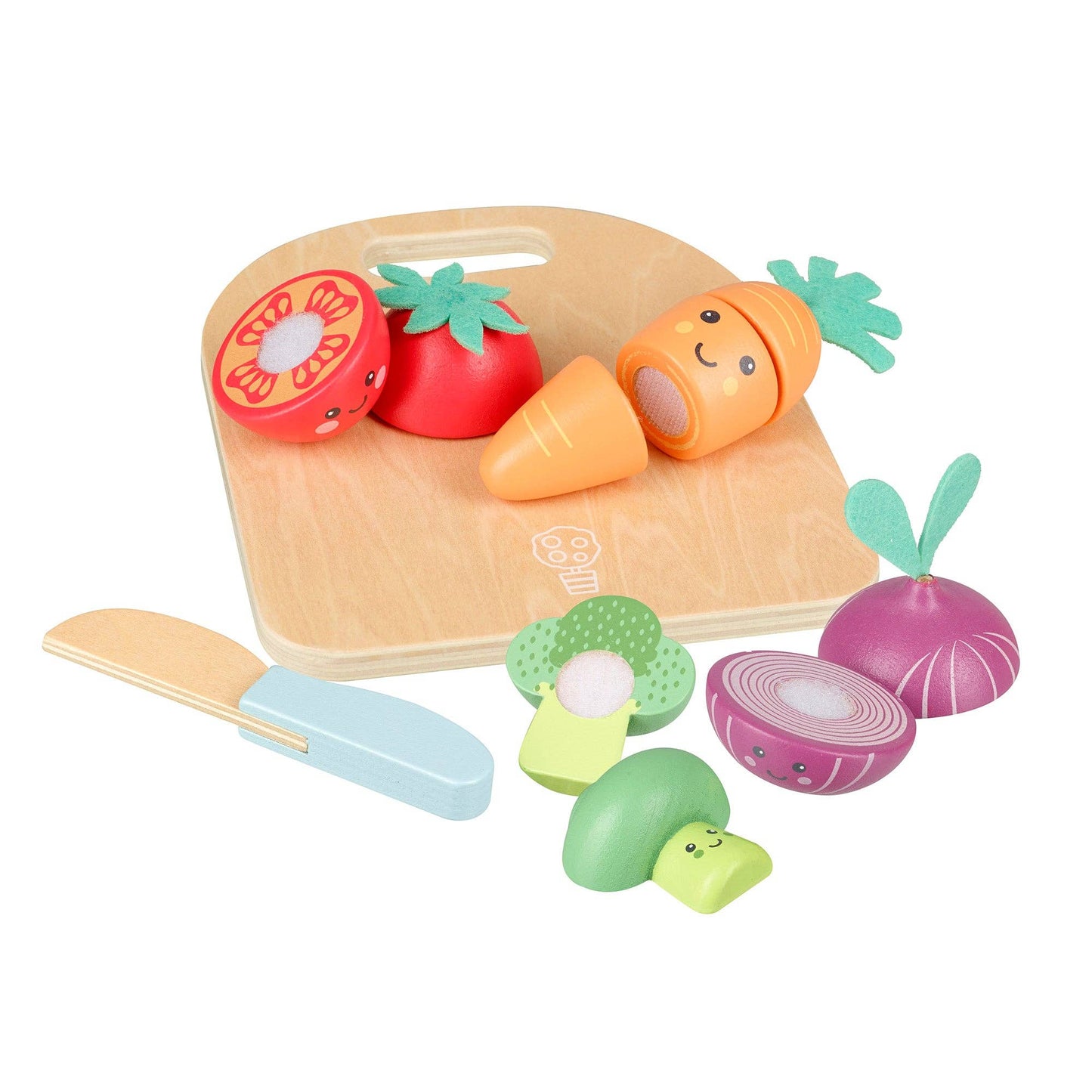 Orange Tree Toys - Happy Wooden Veggies Cutting Veg - Grace and Fox