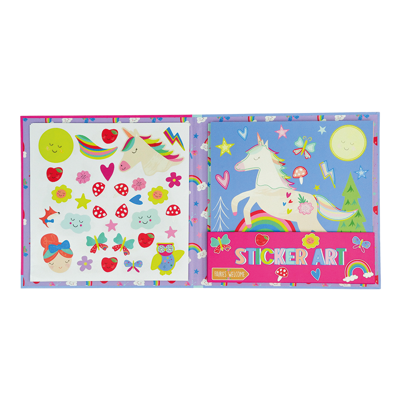 Floss & Rock - Rainbow Fairy Sticker Art - Grace and Fox