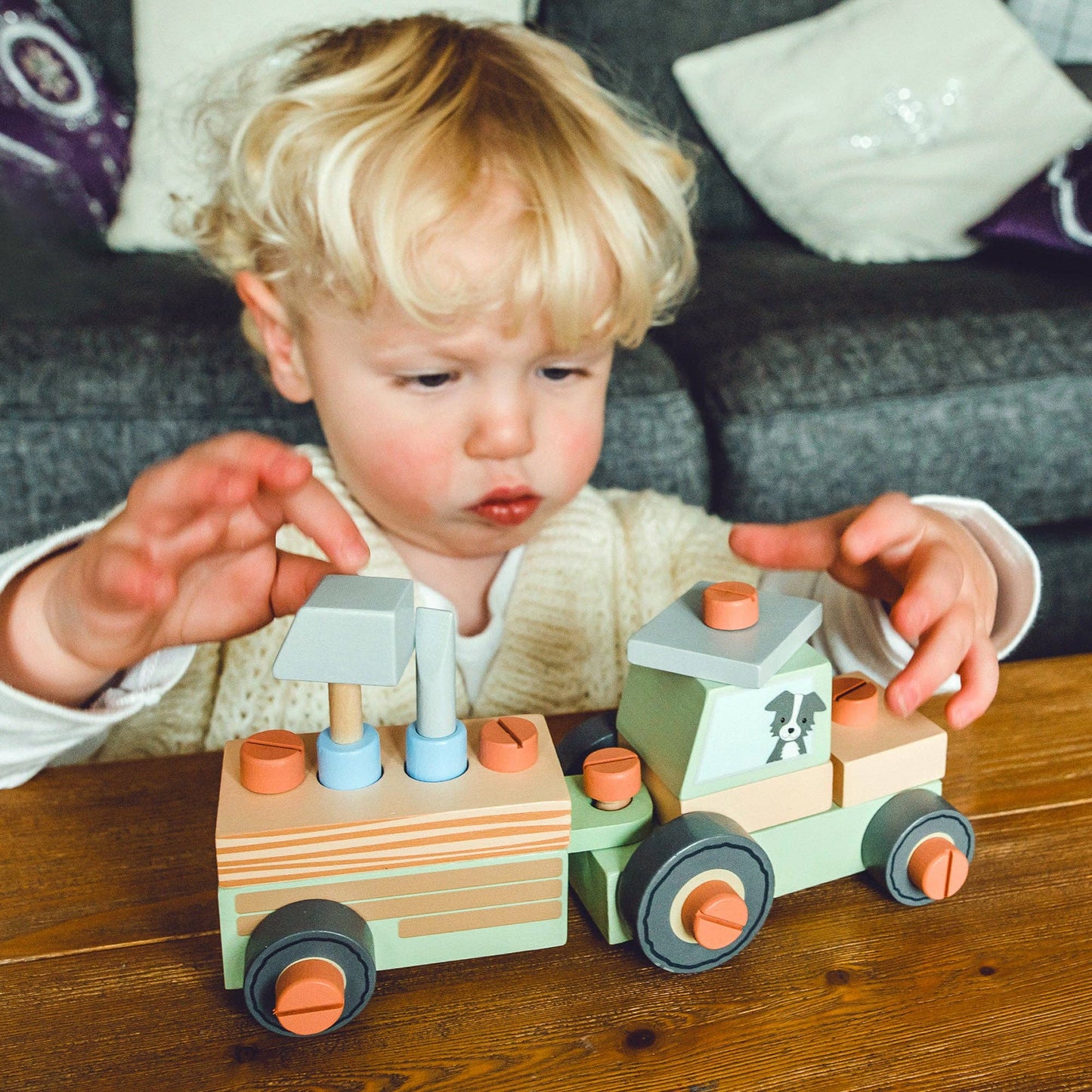 Buildable Wooden Tractor - Grace and Fox