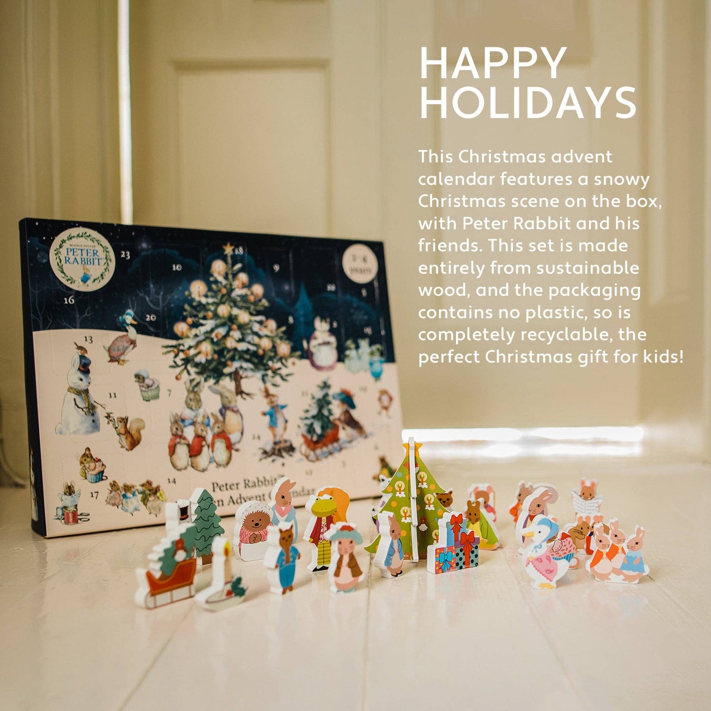 Orange Tree Toys Peter Rabbit™ Wooden Advent Calendar