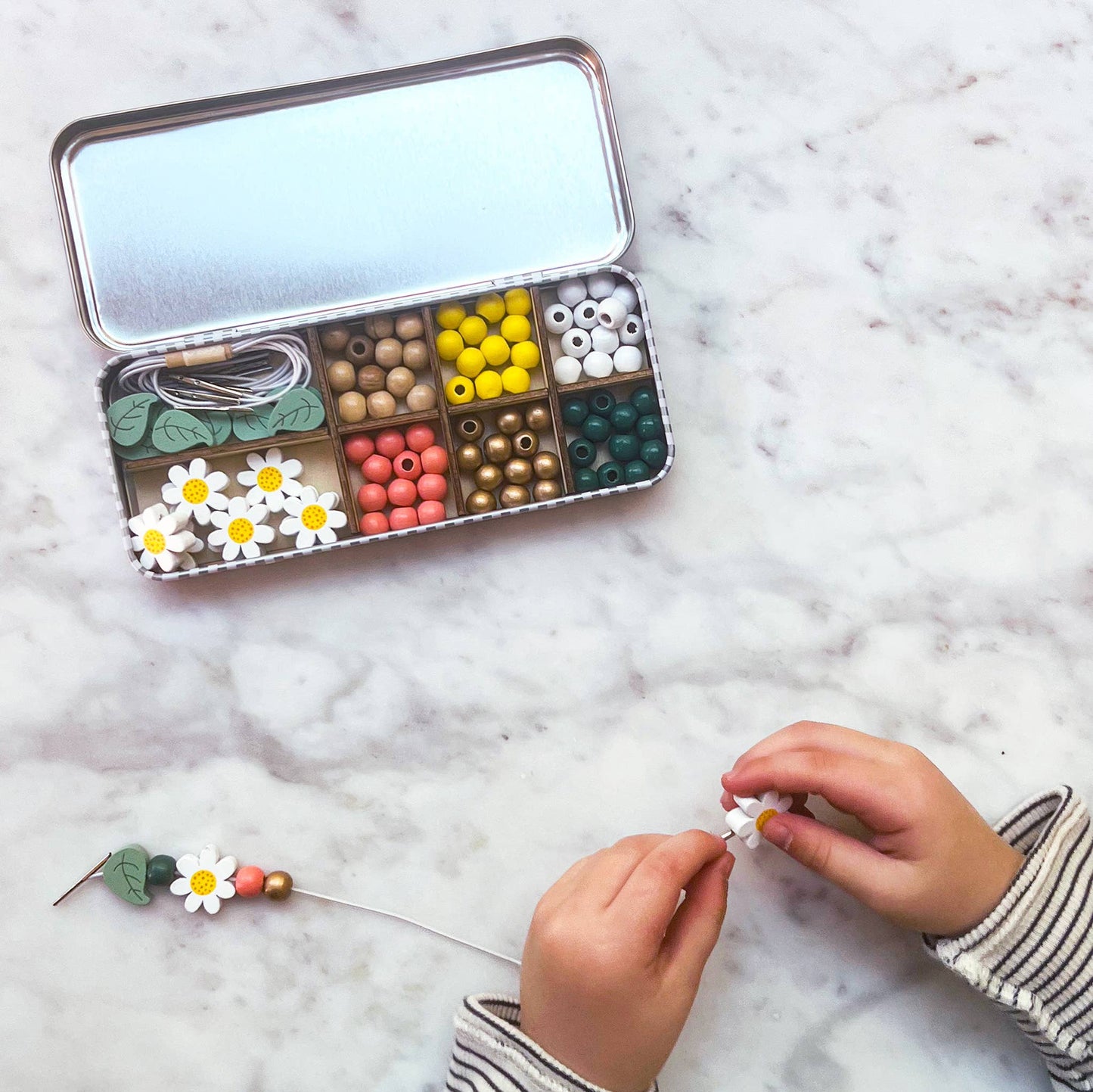 Daisy Bracelet Bead Kit by Cotton Twist - Grace and Fox