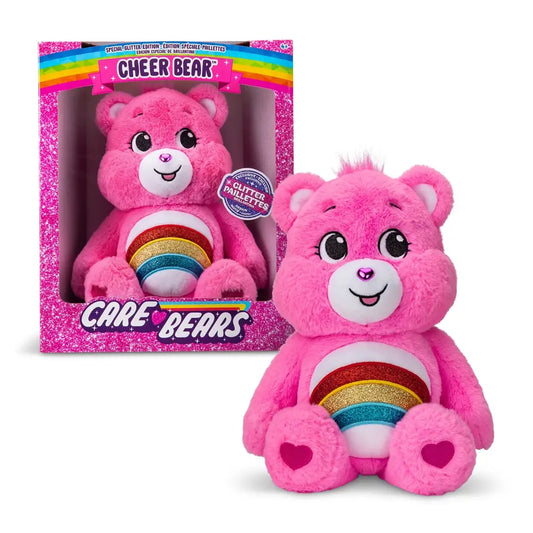Care Bears Medium Glitter Belly Plush - Cheer Bear - Grace and Fox