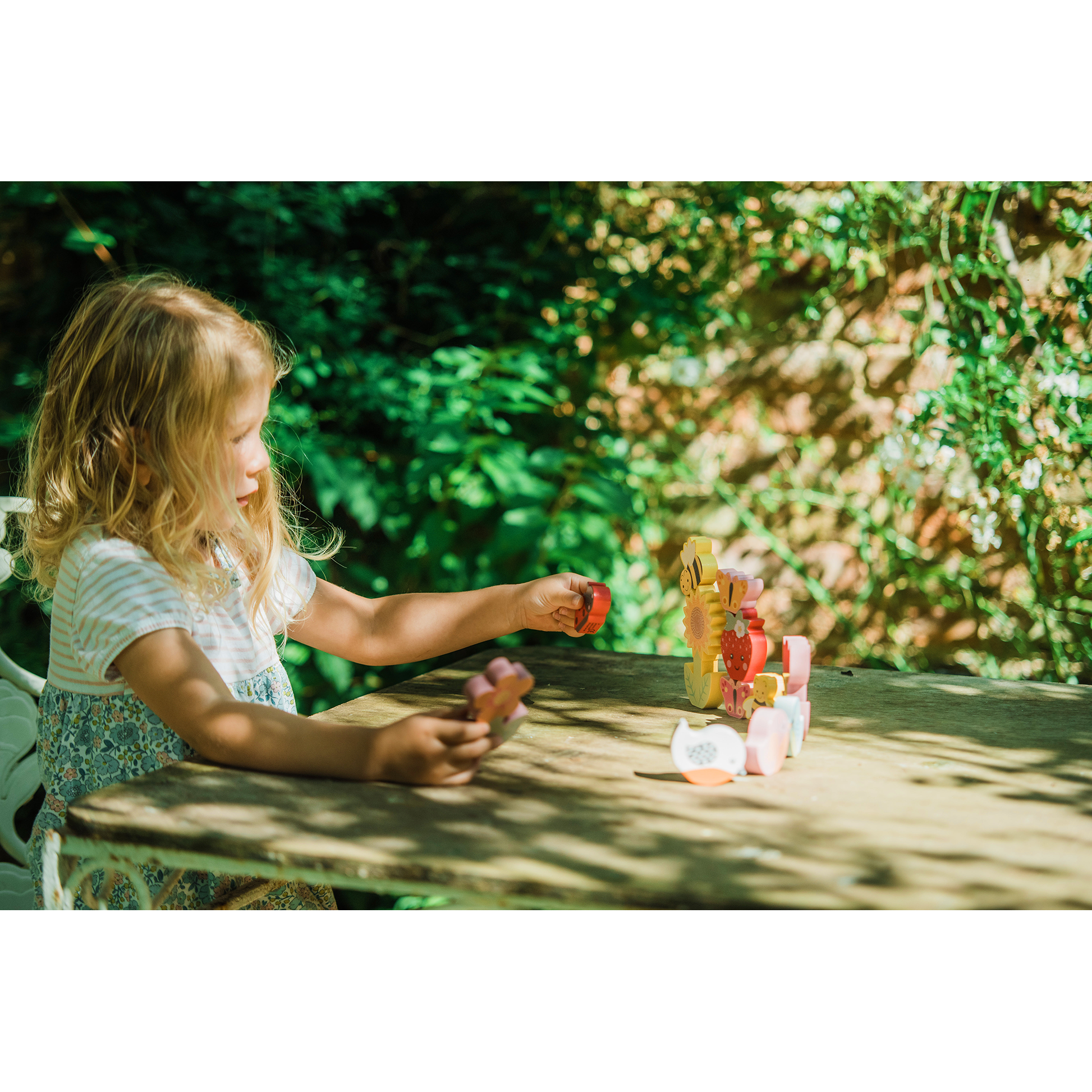 Orange Tree Toys - Stacking Wooden Spring Garden - Grace and Fox