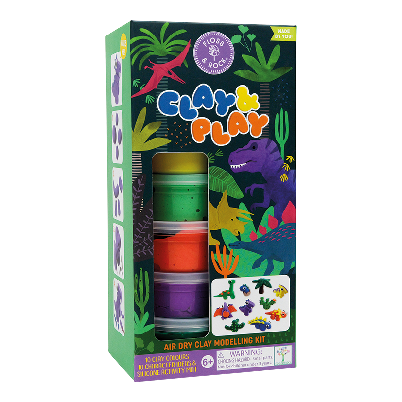 Floss & Rock - Dino Clay & Play - Grace and Fox