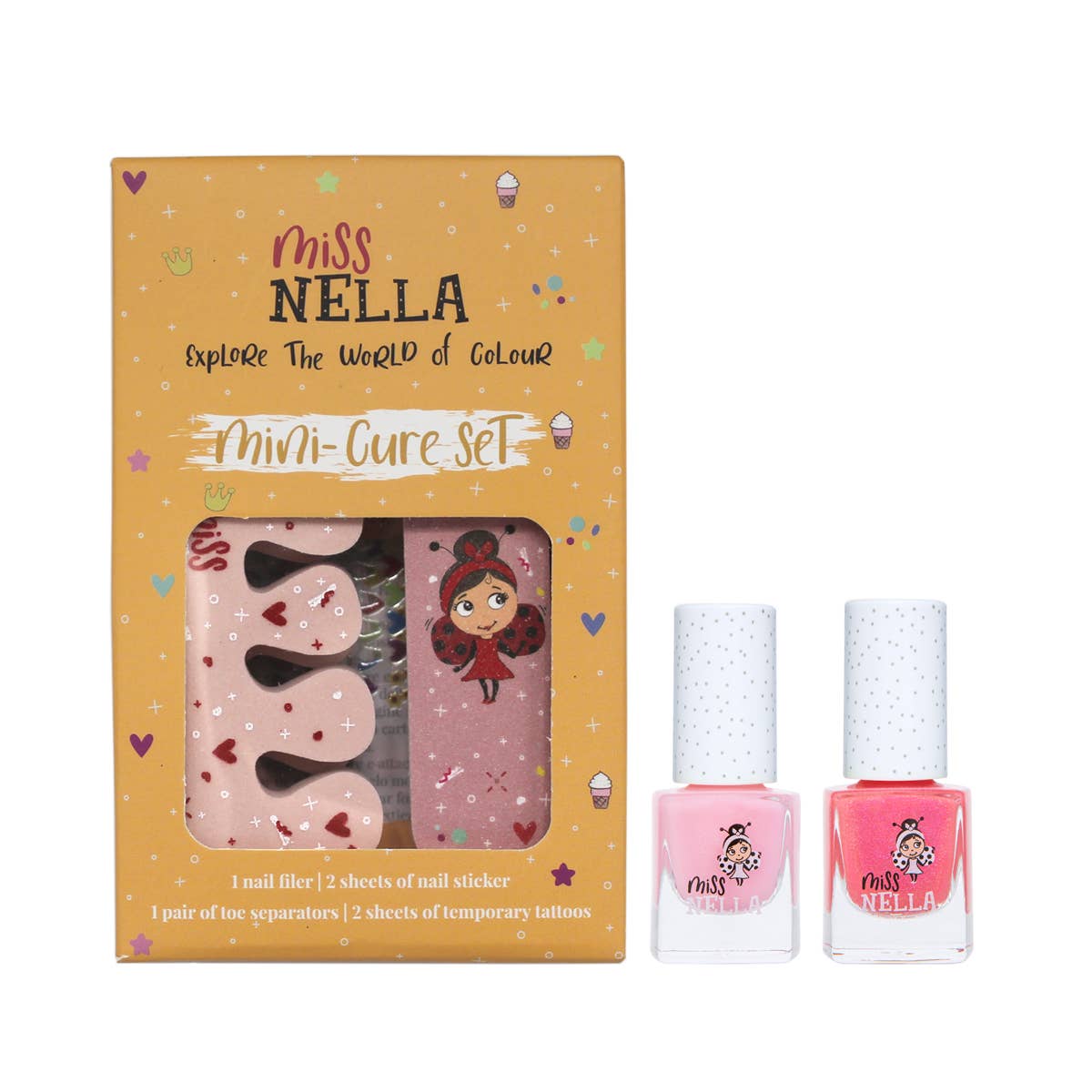 Pink ManiCute Nail Set By Miss Nella - Grace and Fox