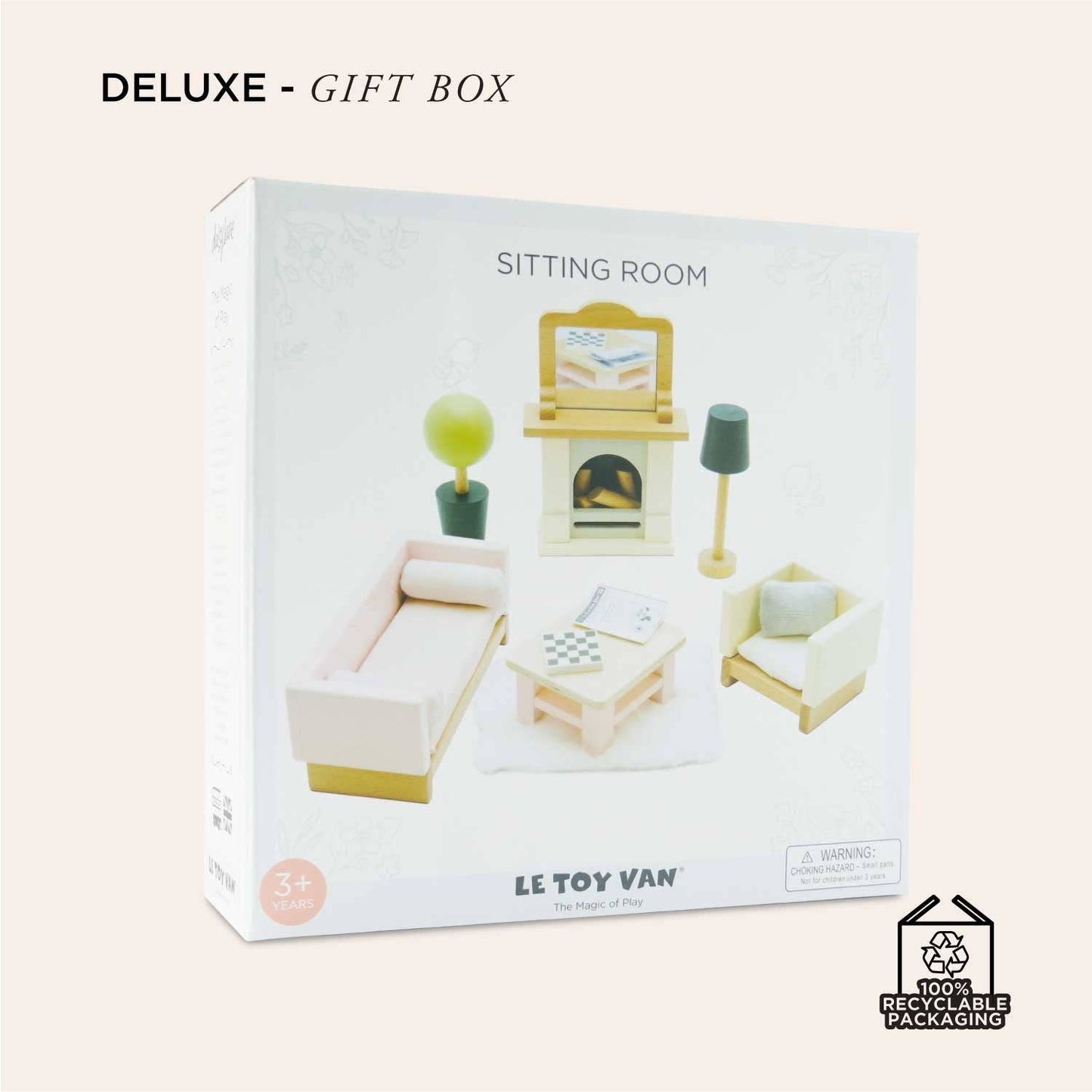 Le Toy Van Wooden Dolls House Furniture Set - Living Room - Grace and Fox