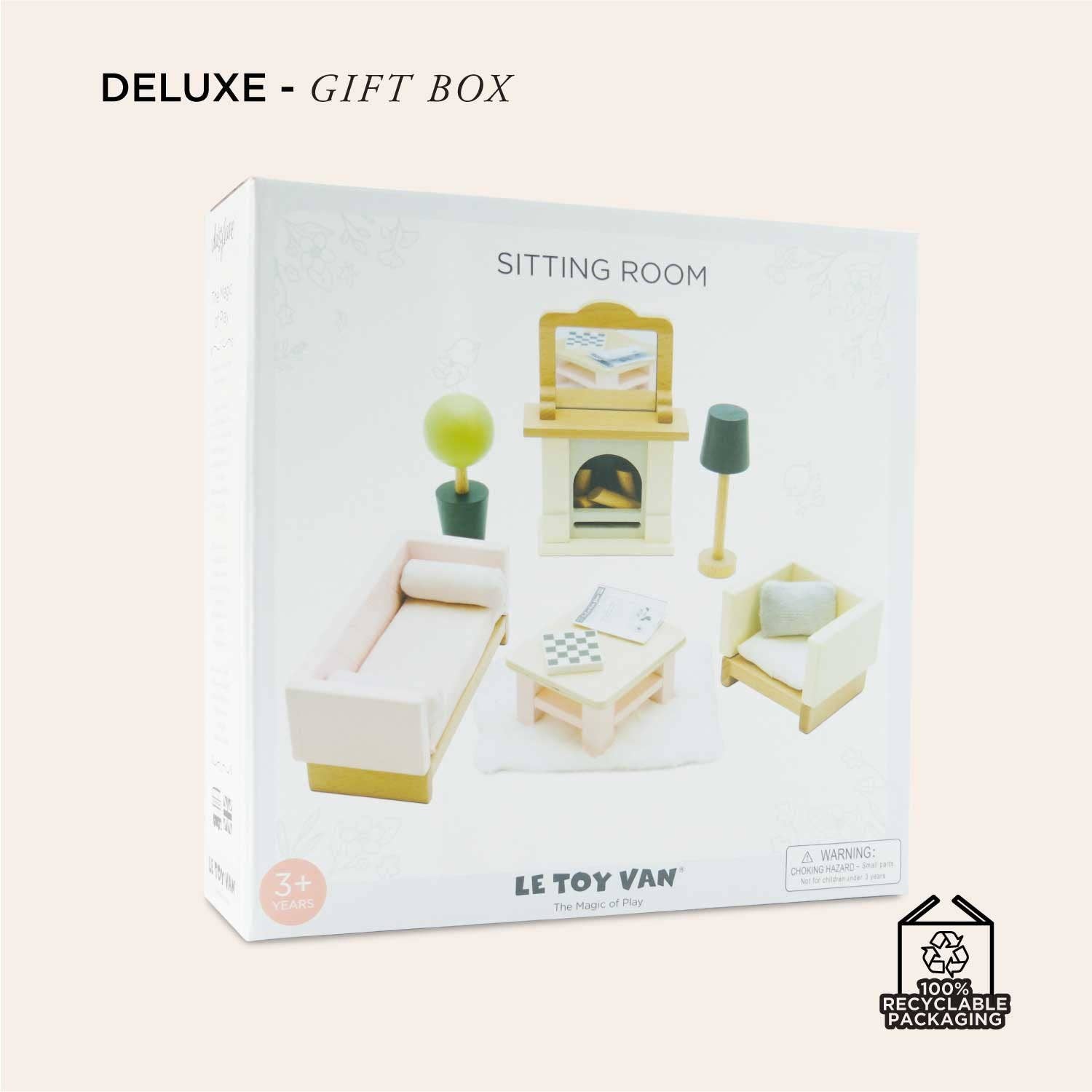 Le Toy Van Wooden Dolls House Furniture Set - Living Room - Grace and Fox