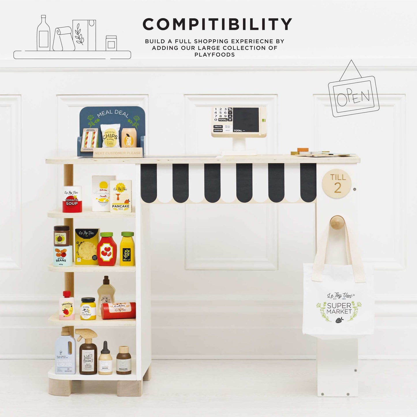 Supermarket Till Checkout & Accessories - Grace and Fox