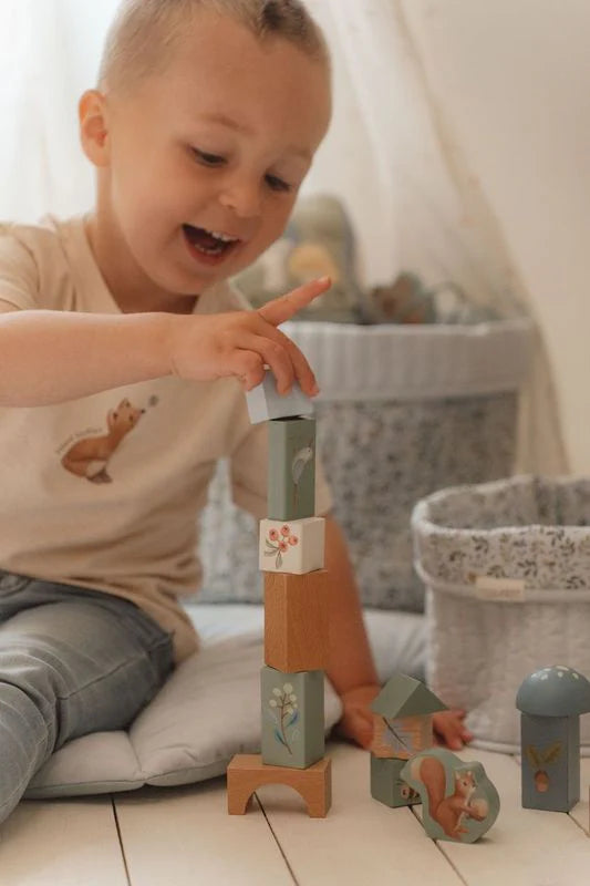 Little Dutch Building Blocks FSC - Forest Friends - Grace and Fox