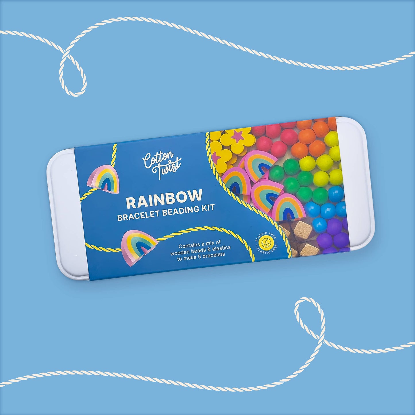 Rainbow Bracelet Bead Kit by Cotton Twist