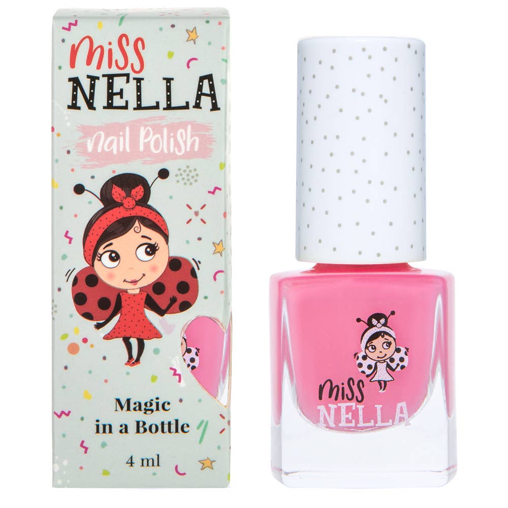 Miss Nella Kids Nail Polish - Pink a Boo - Grace and Fox