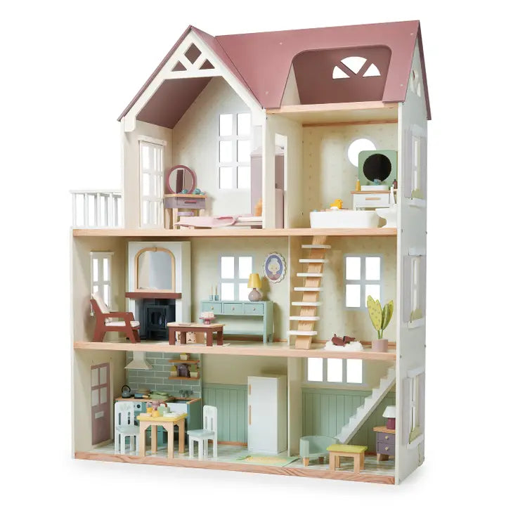 Tender Leaf Toys Doll House - Mulberry Mansion - Grace and Fox