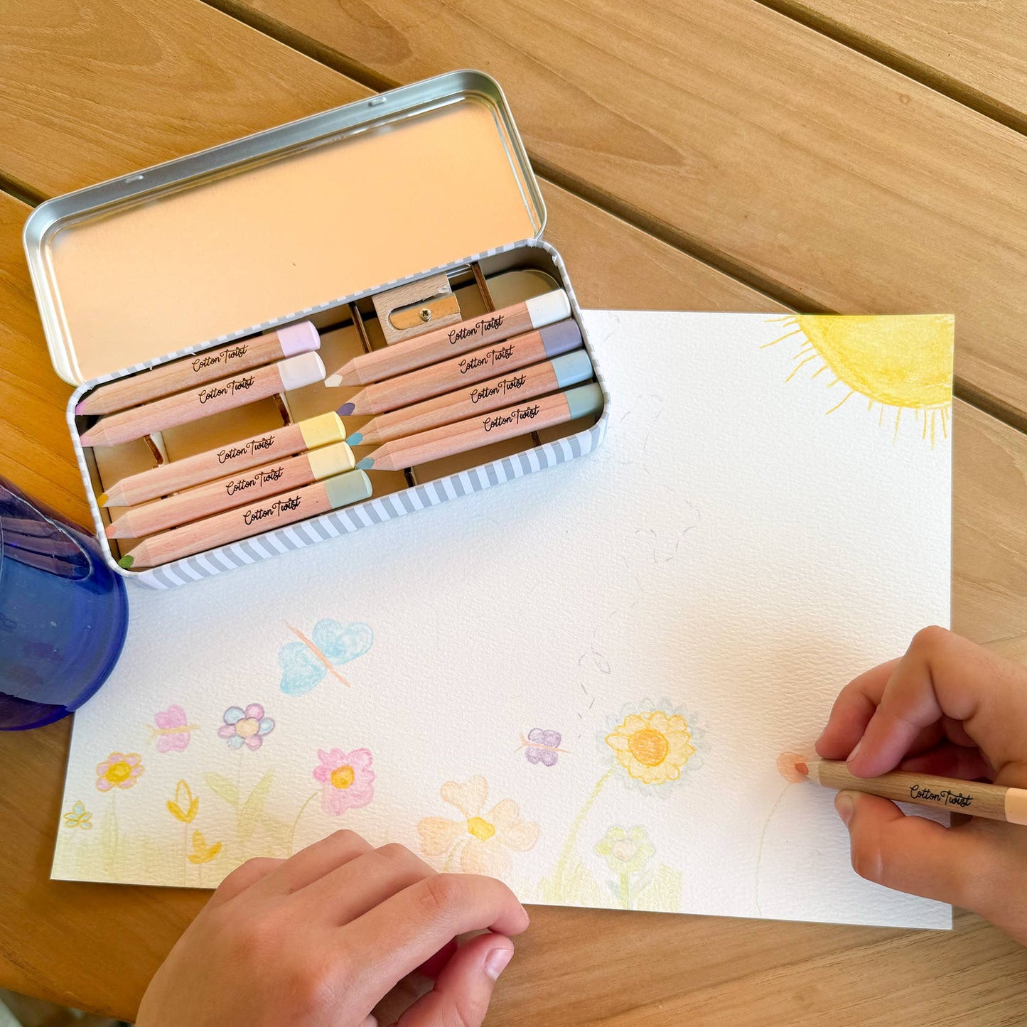 Cotton Twist - Pastel Watercolour Pencils Set