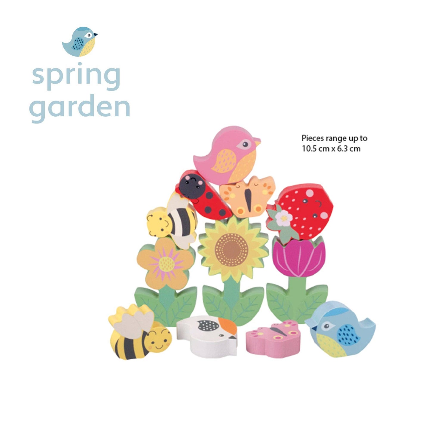 Orange Tree Toys - Stacking Wooden Spring Garden - Grace and Fox
