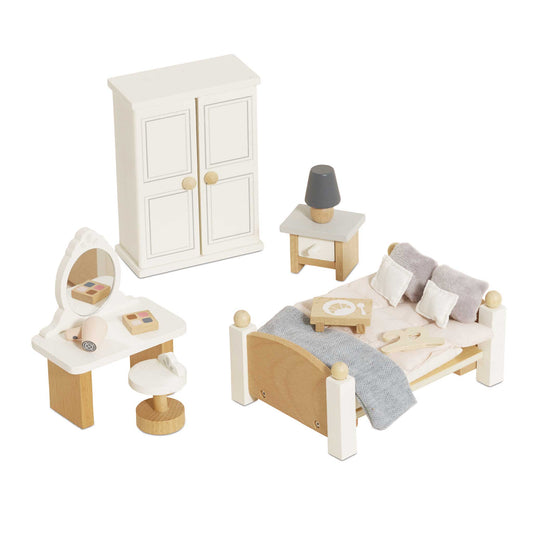 Le Toy Van Wooden Dolls House Furniture Set - Bedroom - Grace and Fox
