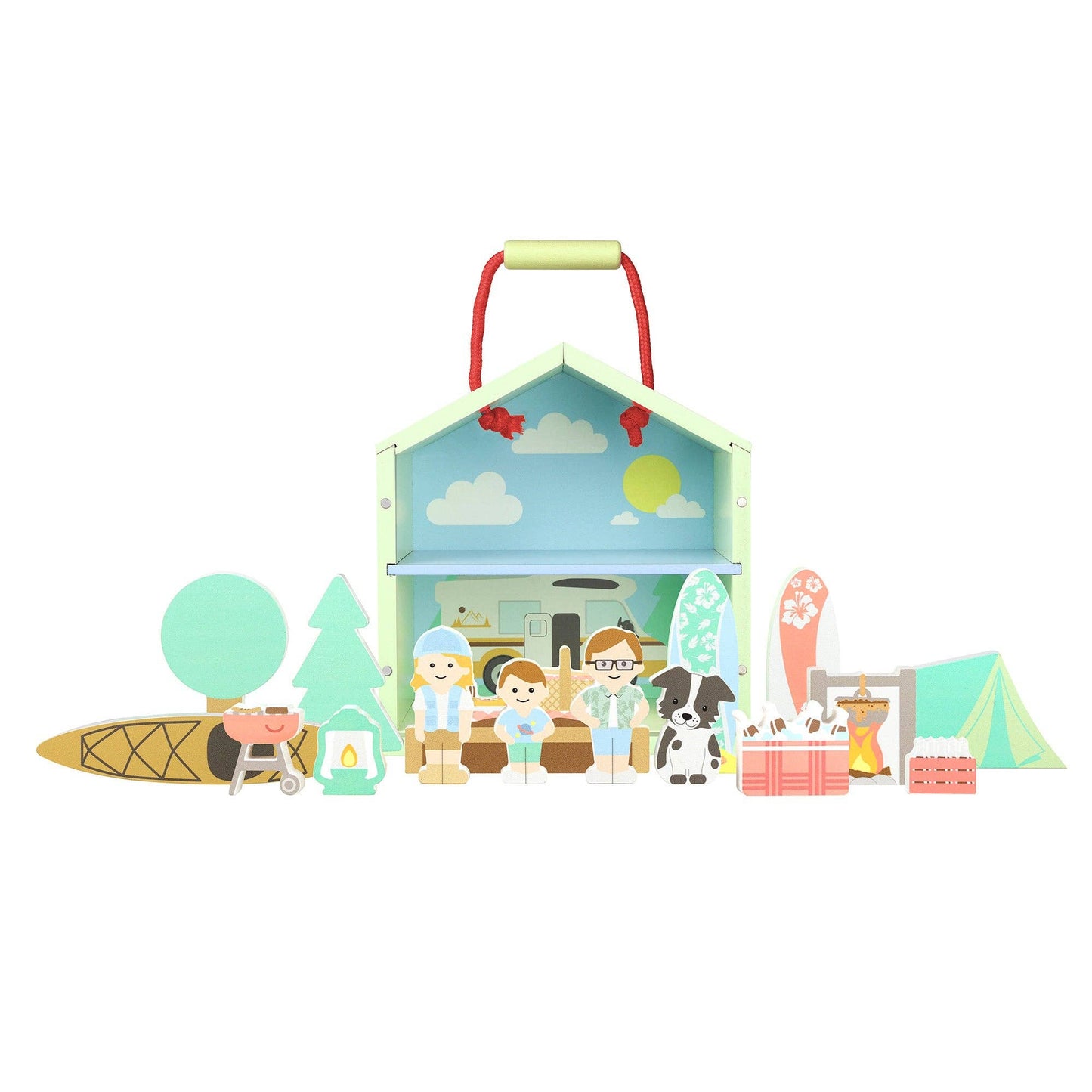 Orange Tree Toys - Wooden Camping Play Set - Grace and Fox