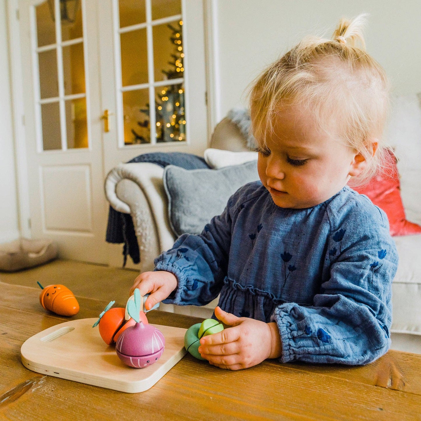 Orange Tree Toys - Happy Wooden Veggies Cutting Veg - Grace and Fox