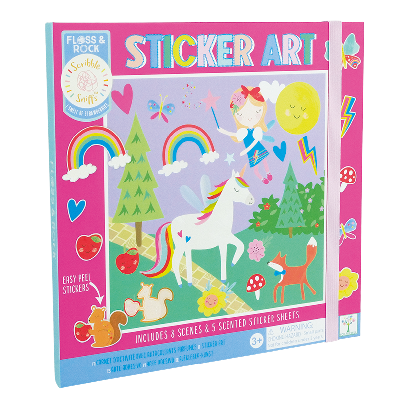 Floss & Rock - Rainbow Fairy Sticker Art - Grace and Fox