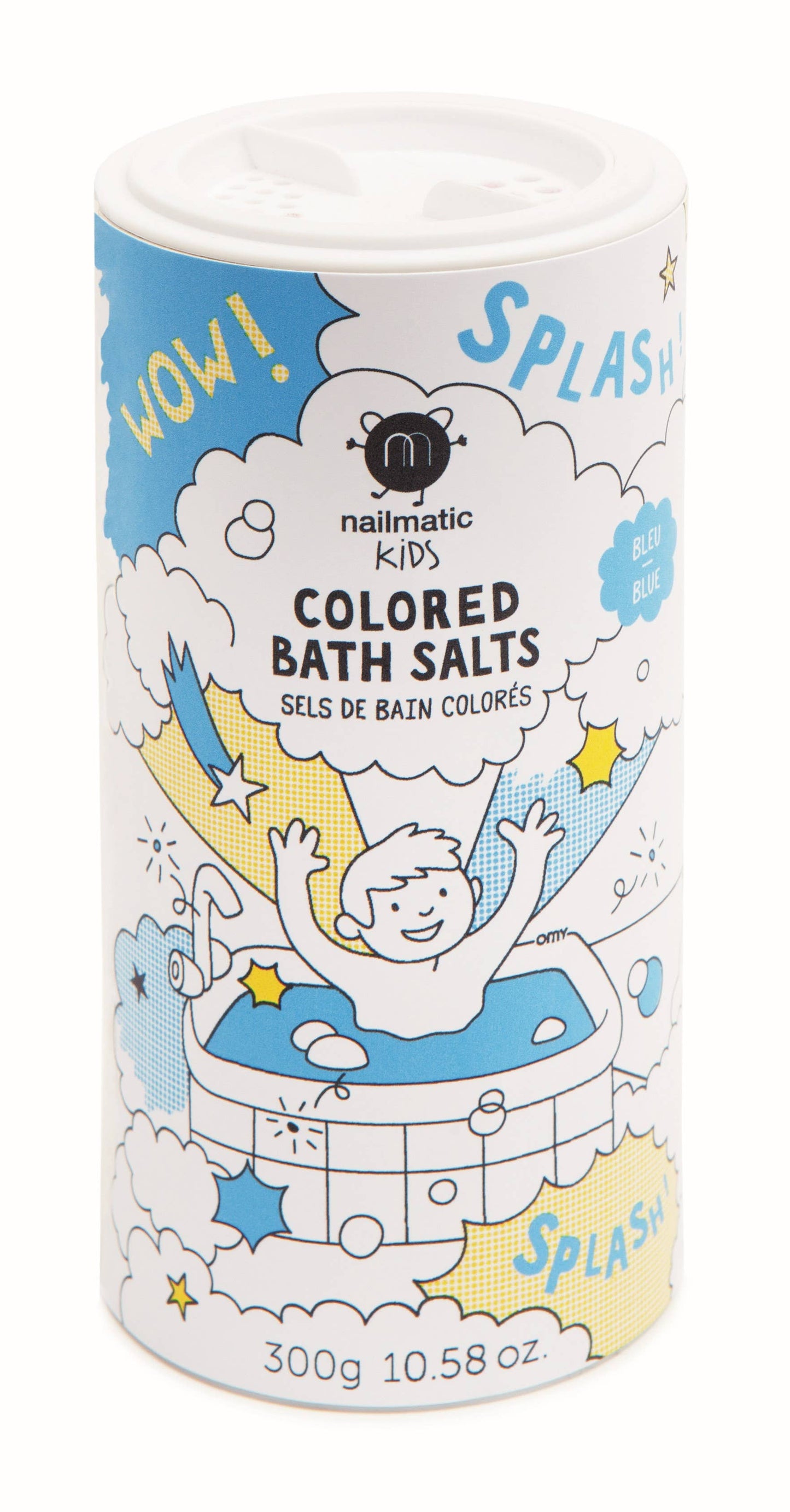 Nailmatic Foaming Bath Salts - Blue - Grace and Fox