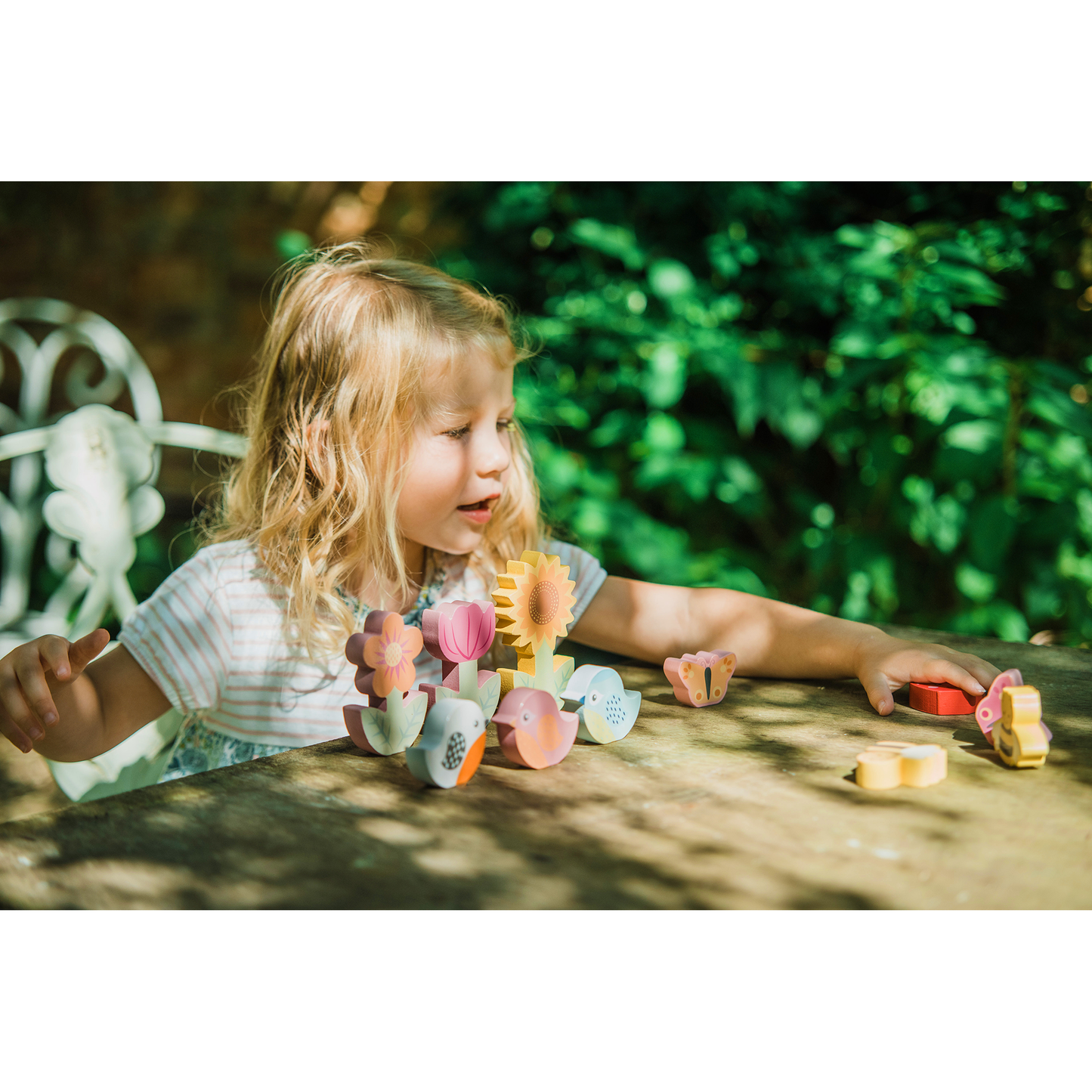 Orange Tree Toys - Stacking Wooden Spring Garden - Grace and Fox