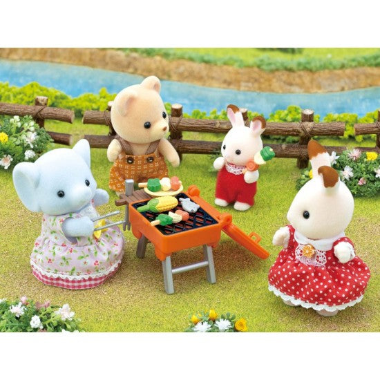 Sylvanian Families - BBQ Picnic Set & Elephant Girl - Grace and Fox