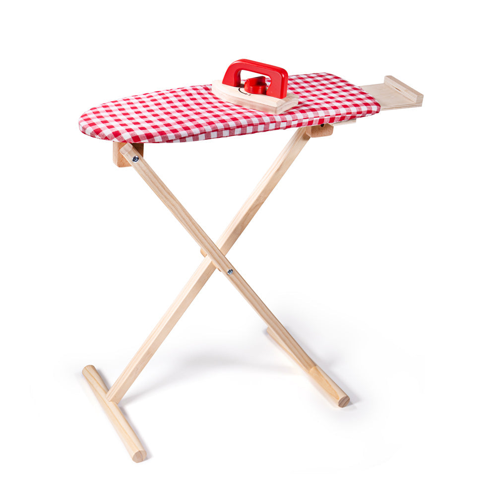 Bigjigs Wooden Ironing Board With Iron - Grace and Fox