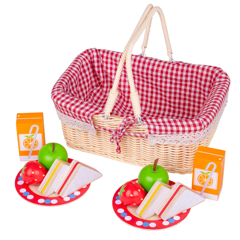 Bigjigs Picnic Basket Set - Grace and Fox