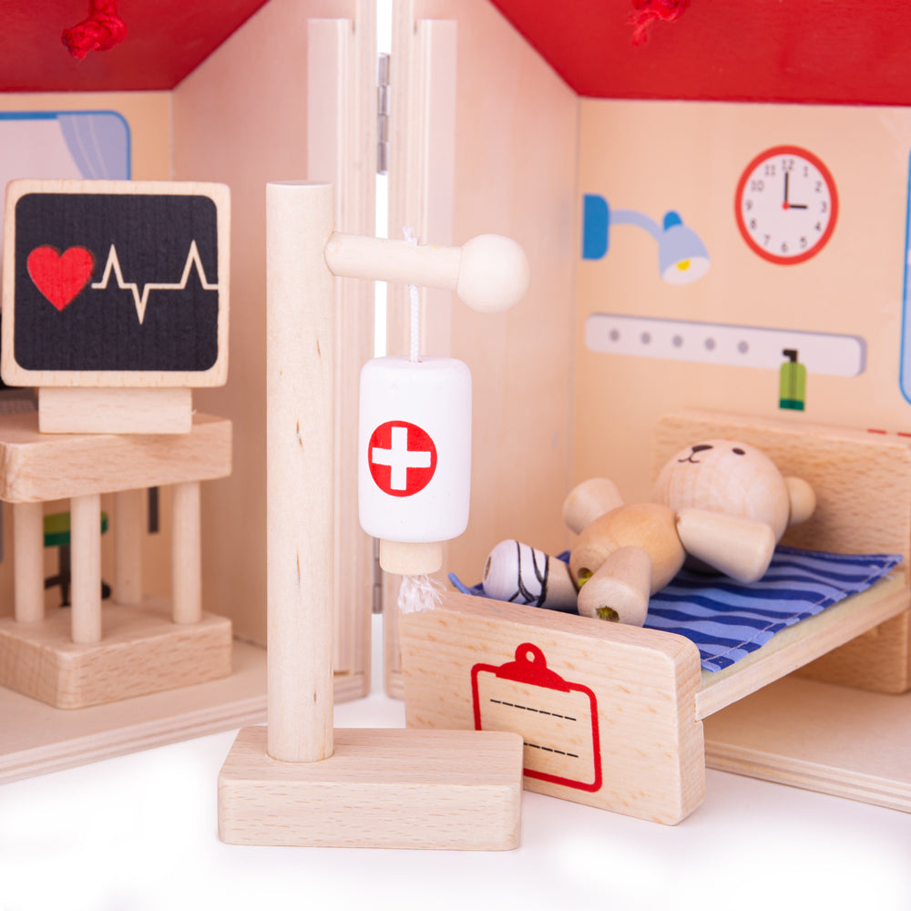 Bigjigs Wooden Mini Hospital Playset - Grace and Fox