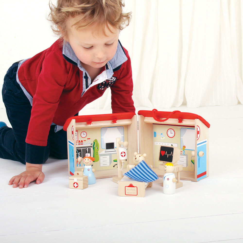 Bigjigs Wooden Mini Hospital Playset - Grace and Fox