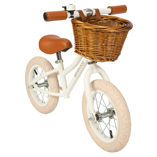 Banwood Vintage Balance Bike - White - Grace and Fox