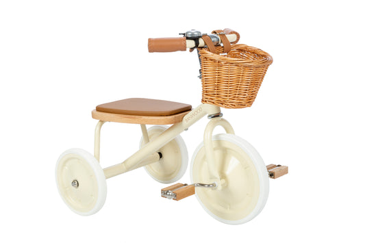 Banwood Vintage Trike -  Cream - Grace and Fox