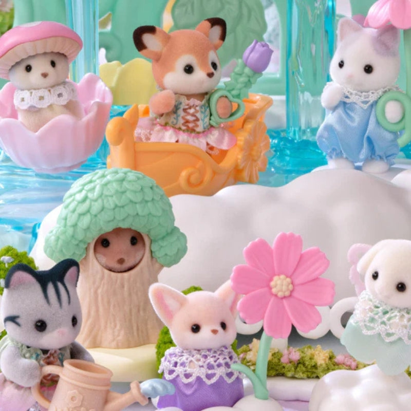 Sylvanian Families - Blooming Baby Friends Series - Grace and Fox