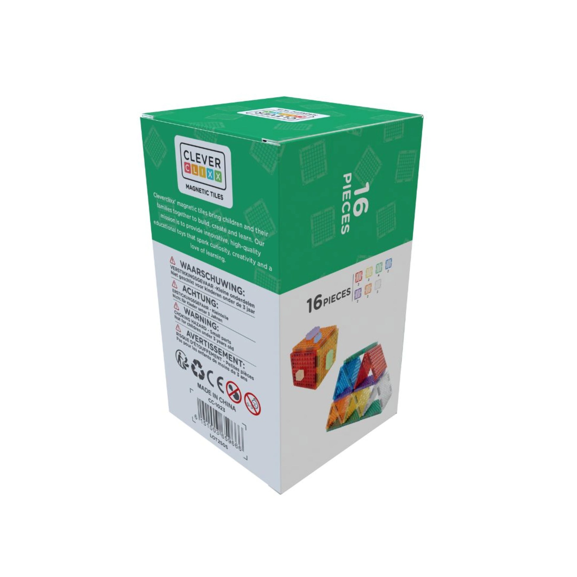 Cleverclixx - Brick Tiles Pack Intense | 16 pieces - Grace and Fox