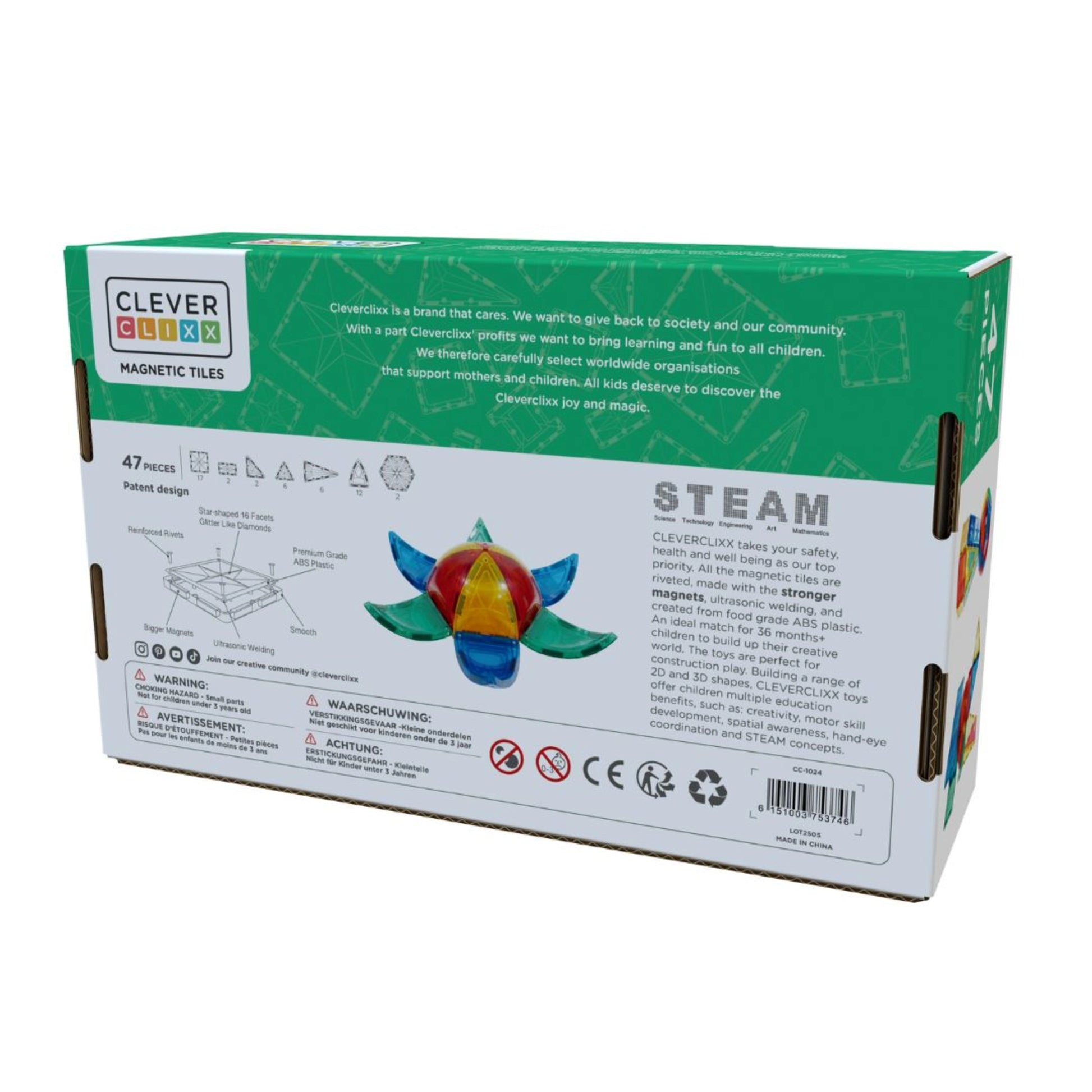 Cleverclixx - Curved Dome Pack Intense | 47 pieces - Grace and Fox