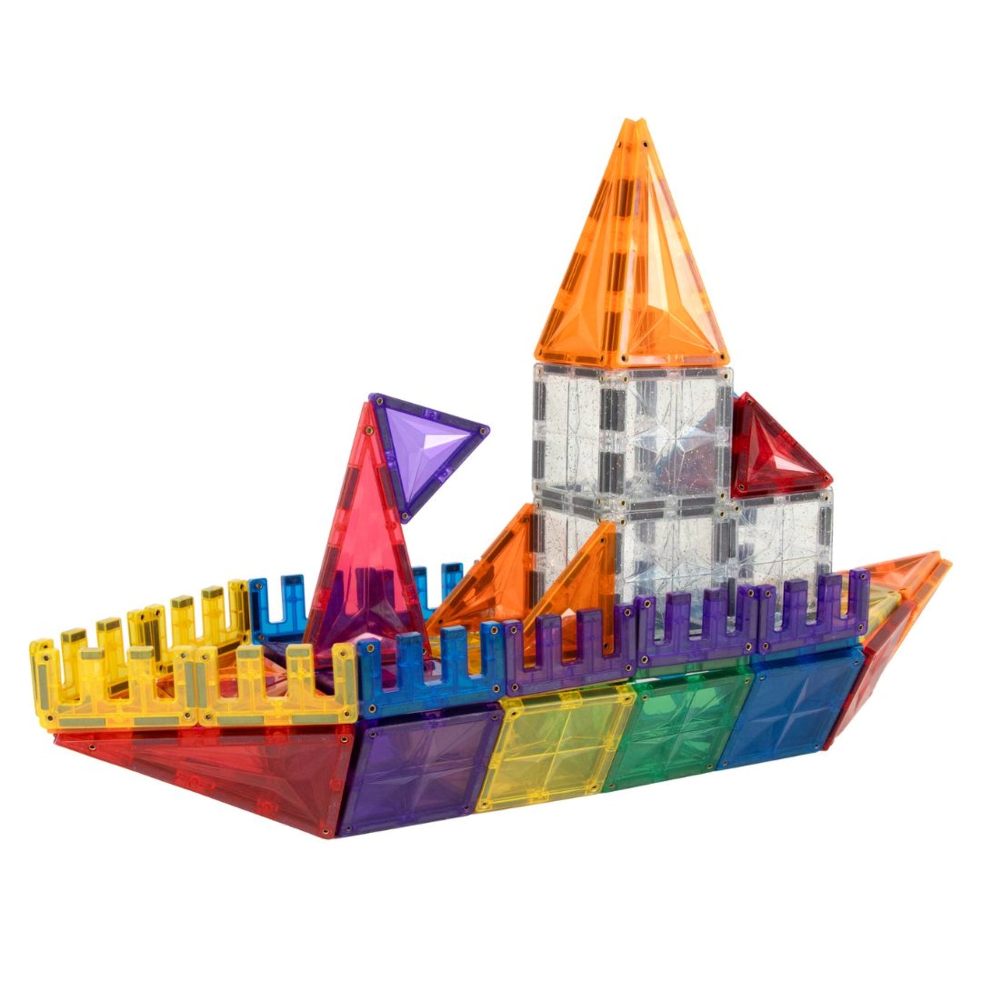 Cleverclixx Inventive Pack Intense Limited Edition – 125-Piece Magnetic Tile Building Set - Grace and Fox