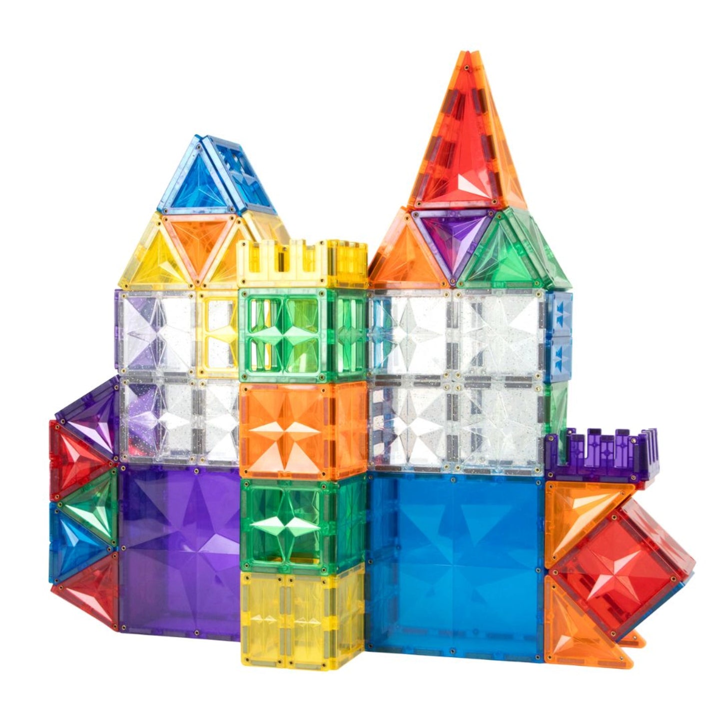 Cleverclixx Inventive Pack Intense Limited Edition – 125-Piece Magnetic Tile Building Set - Grace and Fox