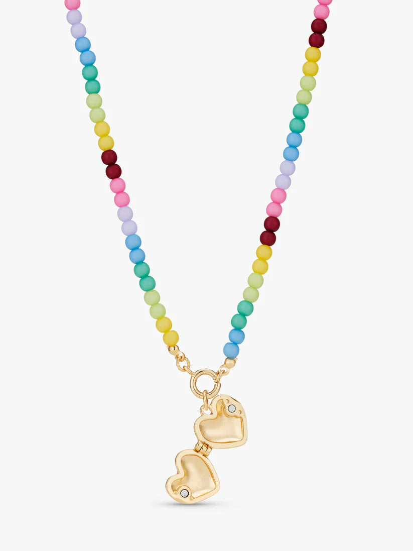 BE CHARMED! Pink Heart Locket Necklace - Grace and Fox