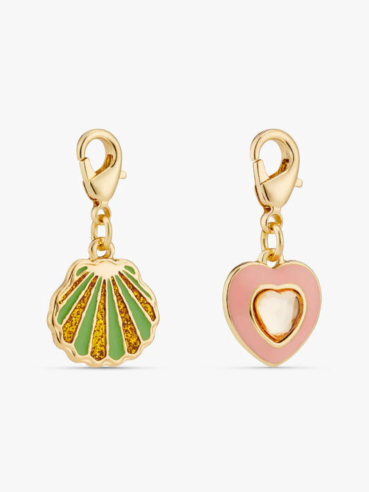 Stych - BE CHARMED! Shell and Heart Charms - Grace and Fox