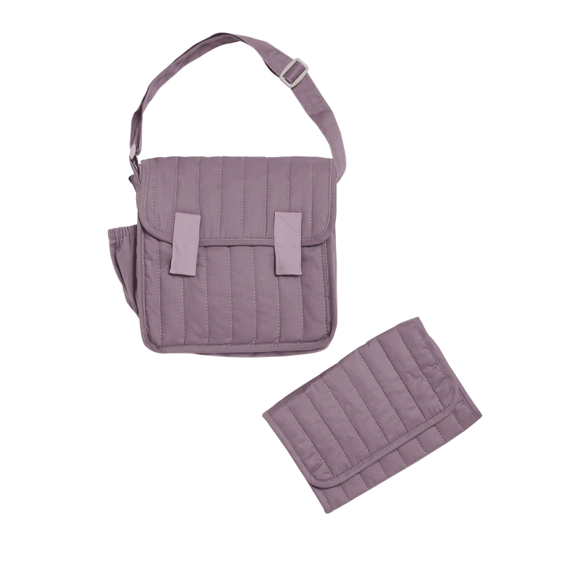 Olli Ella Carrie Convertible Changing Set - Lavender - Grace and Fox