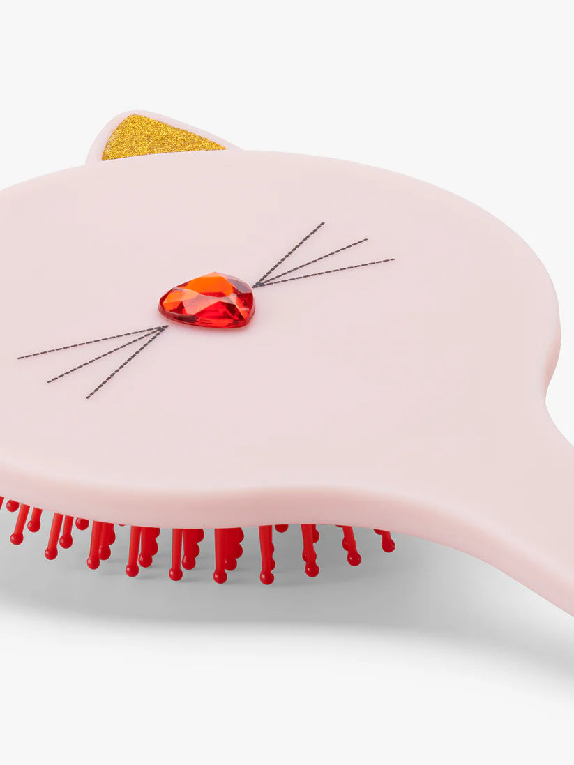 Stych - Pink Cat Hairbrush - Grace and Fox