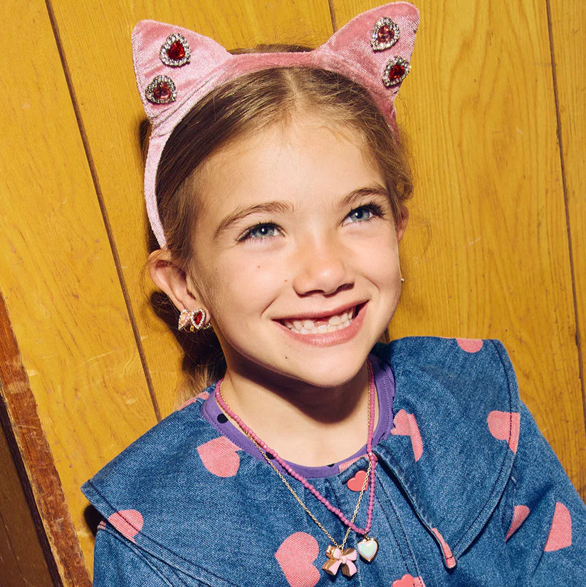Stych - Pink Gemtastic Cat Ears - Grace and Fox