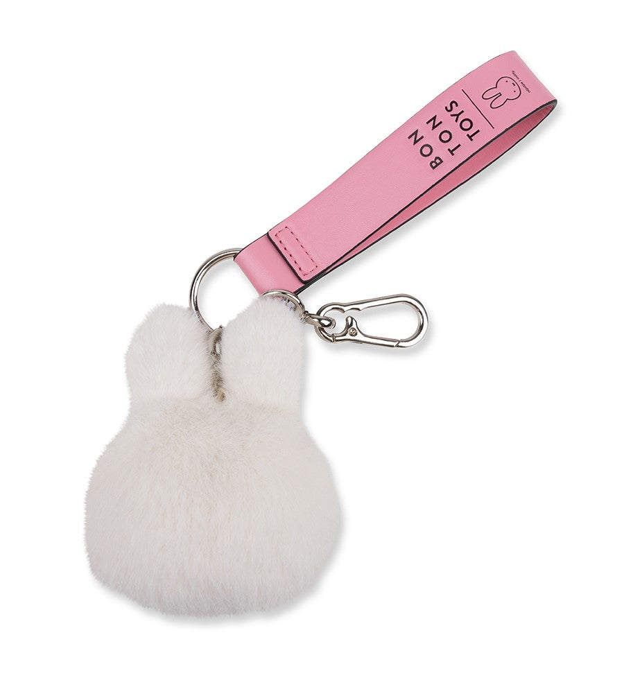 Miffy Eco Fuzzy Cream Bag Charm - 11cm