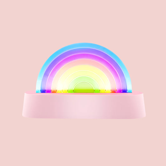 Lalarma Dancing Rainbow Lamp – Rose - Grace and Fox