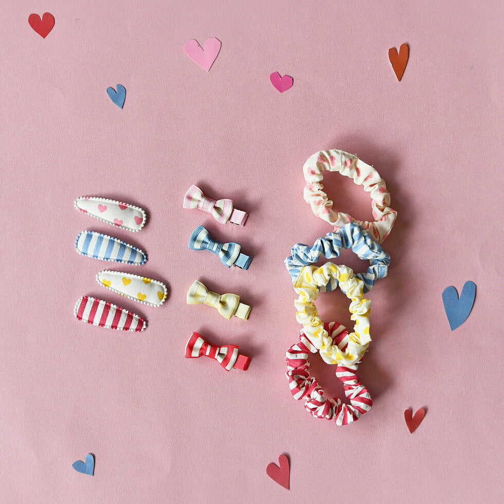 Vintage Seaside Mini Bow Hair Clips - Rockahula
