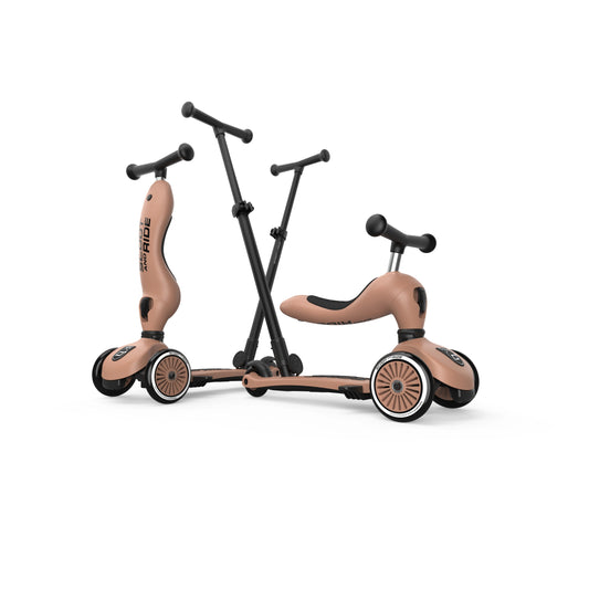 Scoot & Ride Highwaykick 1 Push & Go - Mocha - Grace and Fox