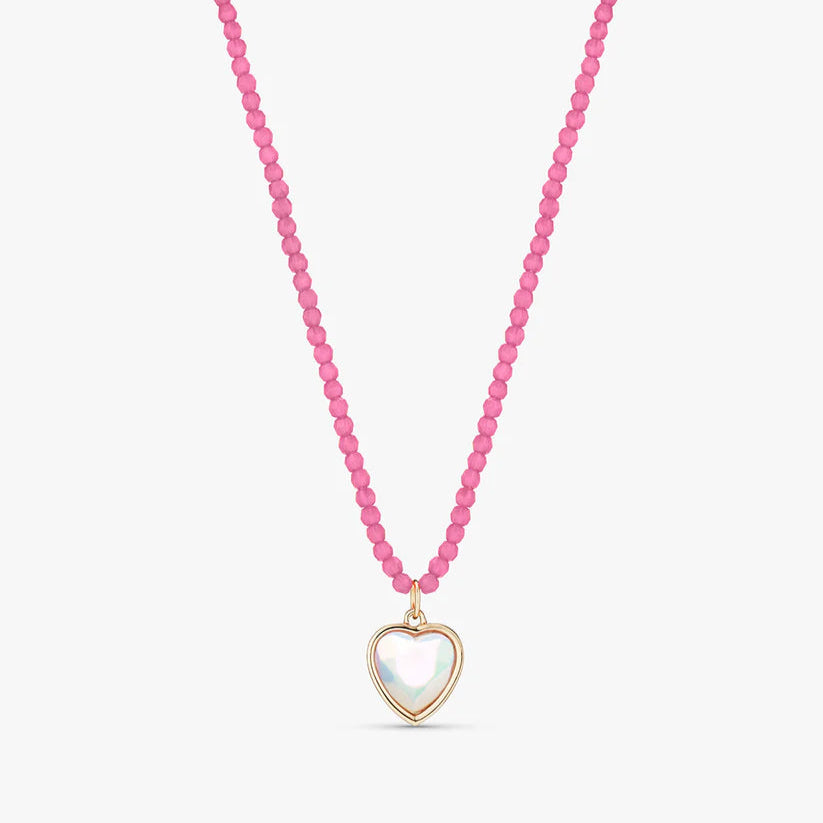 Stych - Heart Gem Colour Favourite Beaded Necklace - Grace and Fox